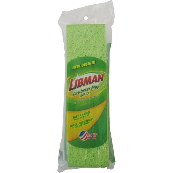 Libman 03105 Scrubster Mop Refill, Pack of 1