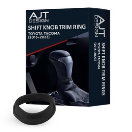 AJT DESIGN Shift Knob Trim Ring for 2016-2023 Tacoma - Black
