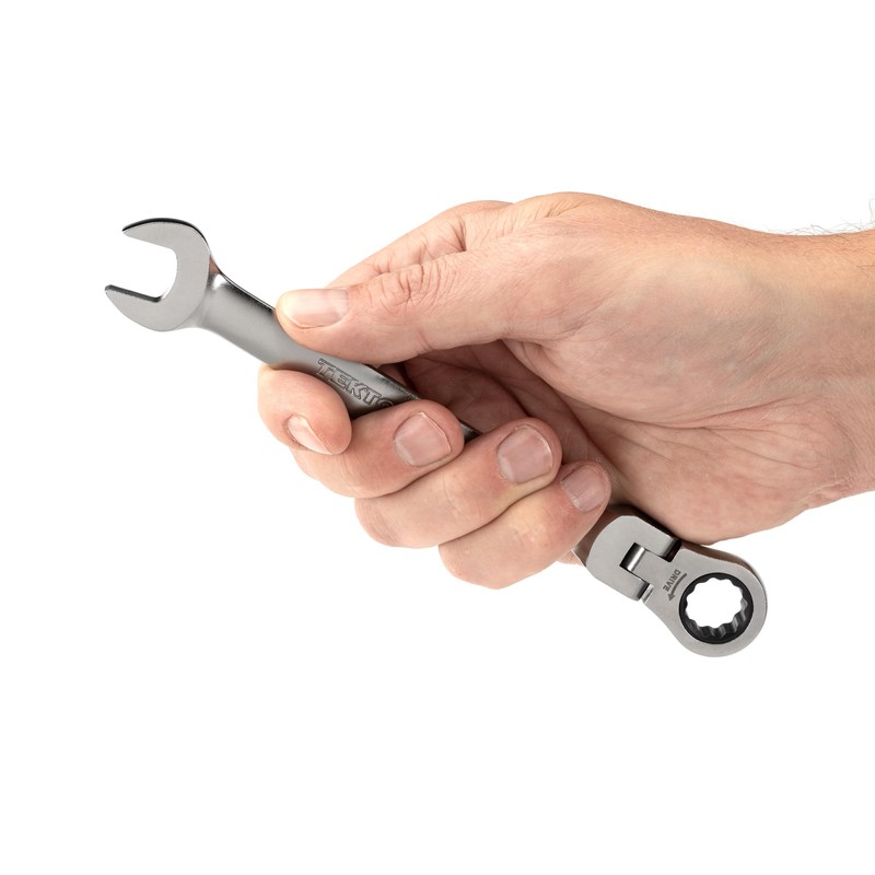 TEKTON 13 mm Flex Head 12-Point Ratcheting Combination Wrench |