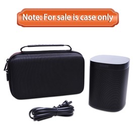 LTGEM Hard Case for Sonos One SL/Era 100 Speaker - Travel Protective Carrying Storage Bag(Black)