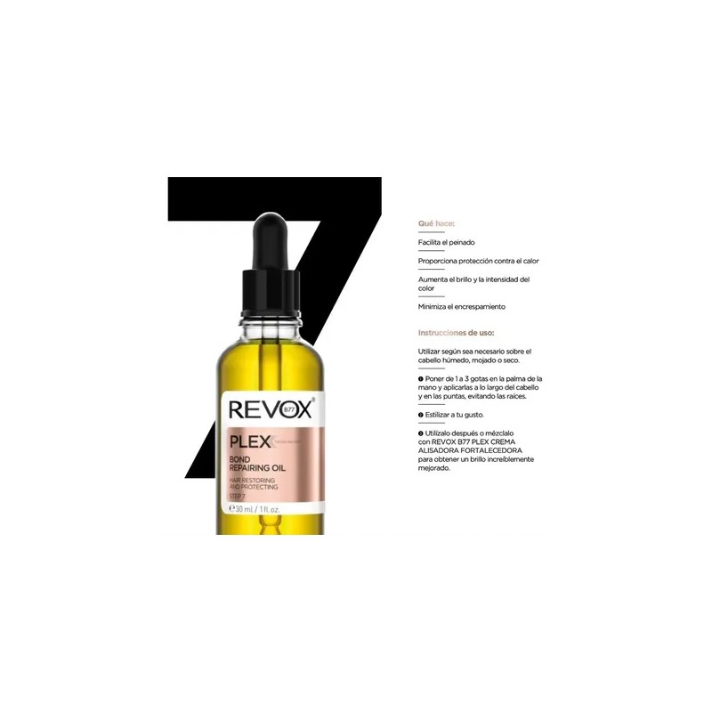 Revox B77 Plex · Paso 7 · Aceite Reparador Fortalecedor