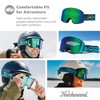 Knockaround Slingshots Snow Goggles for Men and Women - Anti-Glare