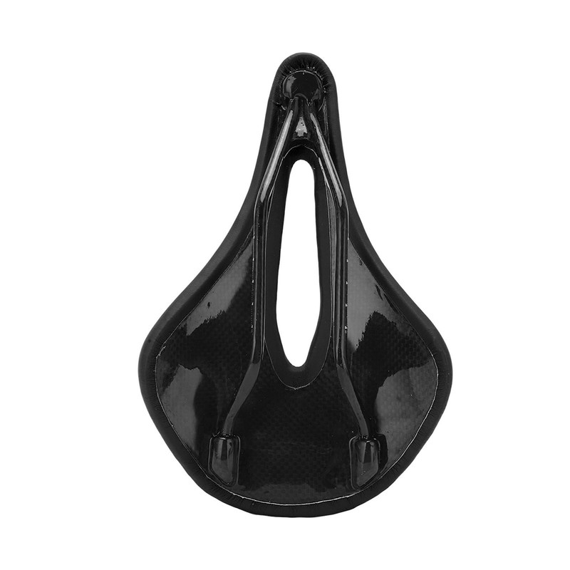155mm Widen Carbon Fiber Leather Bicycle Saddle Cushion Hollow Cycling