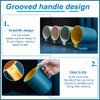 NAROSEBE Set of 4 Coffee Cups Plastic Cups Set 450