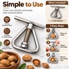 Manual Nut Cracker for Walnuts & Macadamia Nuts – Stainless