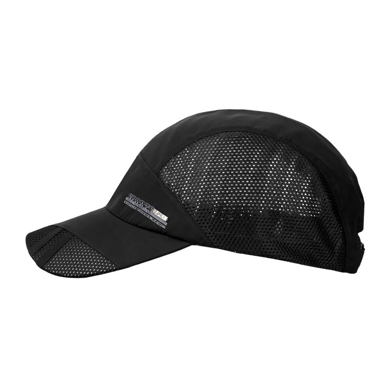 Men's Solid Baseball Hat Cap Mesh Quickly-dry Summer Sun Protection