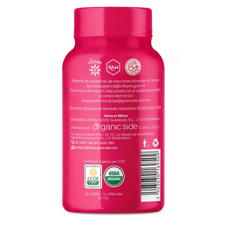 Organicside - Ajo + Perejil Orgánico 60 Cápsulas Naturales