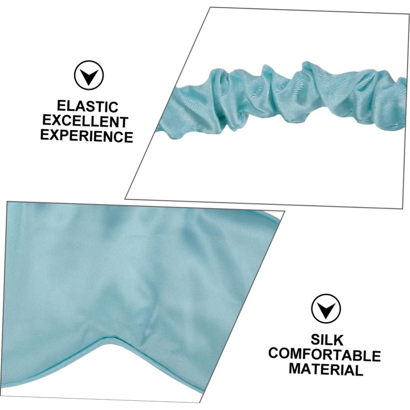 ORFOFE 2pcs Silk Eye Masks for Sleeping Light Blocking Eye