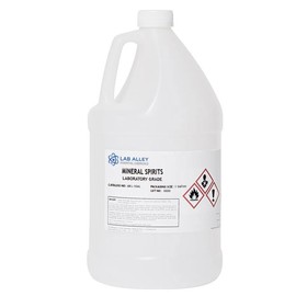 Lab Alley Mineral Spirits Lab Grade, 2 Gallons, Ideal for Paint Thinning, Inks, Adhesives, Cleaning, and Degreasing Applications