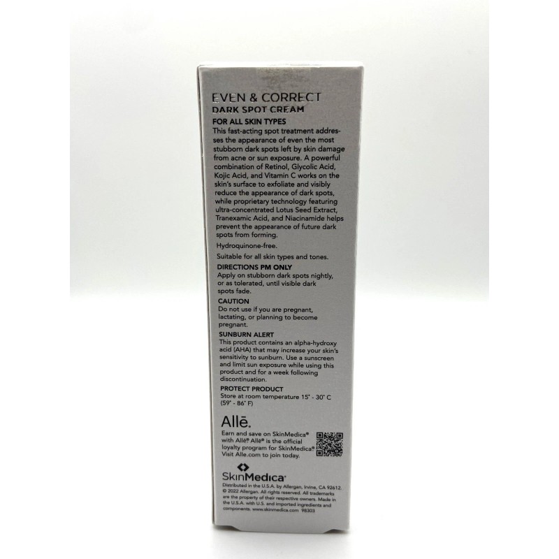 SkinMedica Even & Correct Dark Spot Cream 0.5 fl oz