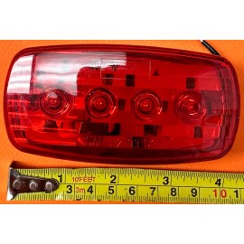 Unbranded LED (2-Pack) TRAILER LIGHT  RED Clearance Side Marker 2" X 4"