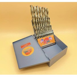 Drill Hog® 29 Pc Cobalt M35 Drill Bit Set Reduced Shanks 100% Lifetime Warranty
