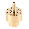 Column Fountain Nozzle, 1/2 Brass Column Garden Pond Fountain Water