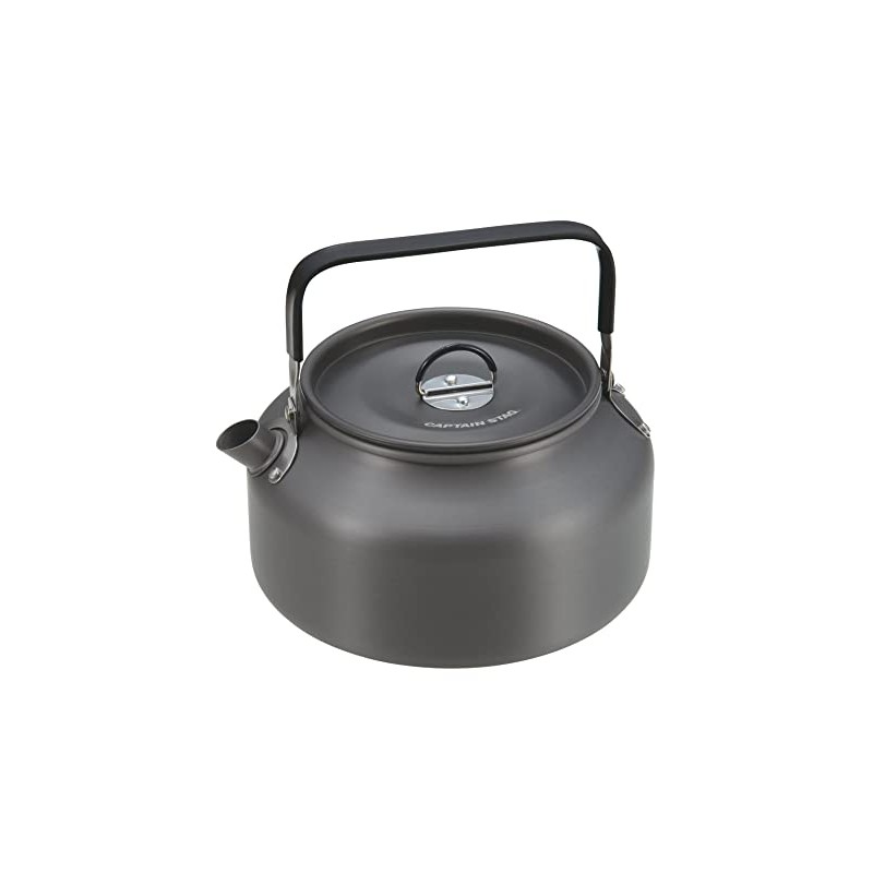 キャプテンスタッグ(CAPTAIN STAG) キャンプ バーベキュー用 やかん ケトル Easy アルミケットル 1.5L 硬質アルマイト加工