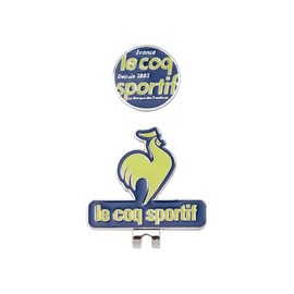 Coq Sportif LG5SAZ60M Marker Clip Type, Reversible, Golf, New Color BLLM (Blue x Lime), F