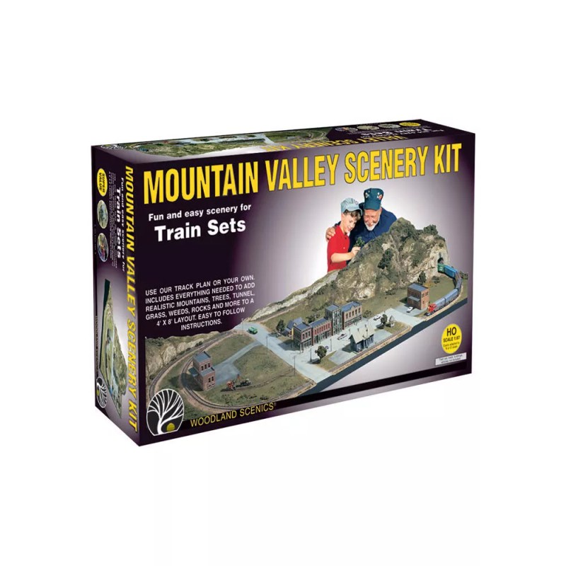 Woodland Scenics S928 Mountain Valley Scenery Kit