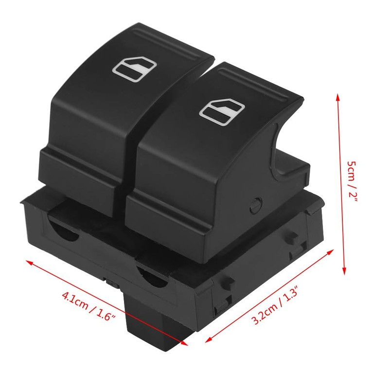 EVGATSAUTO Window Regulator Switch, Electric ABS Plastic Window Regulator Switch
