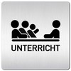 Türschilder24 XXL Door Sign (B) 125 x 125 mm Teaching