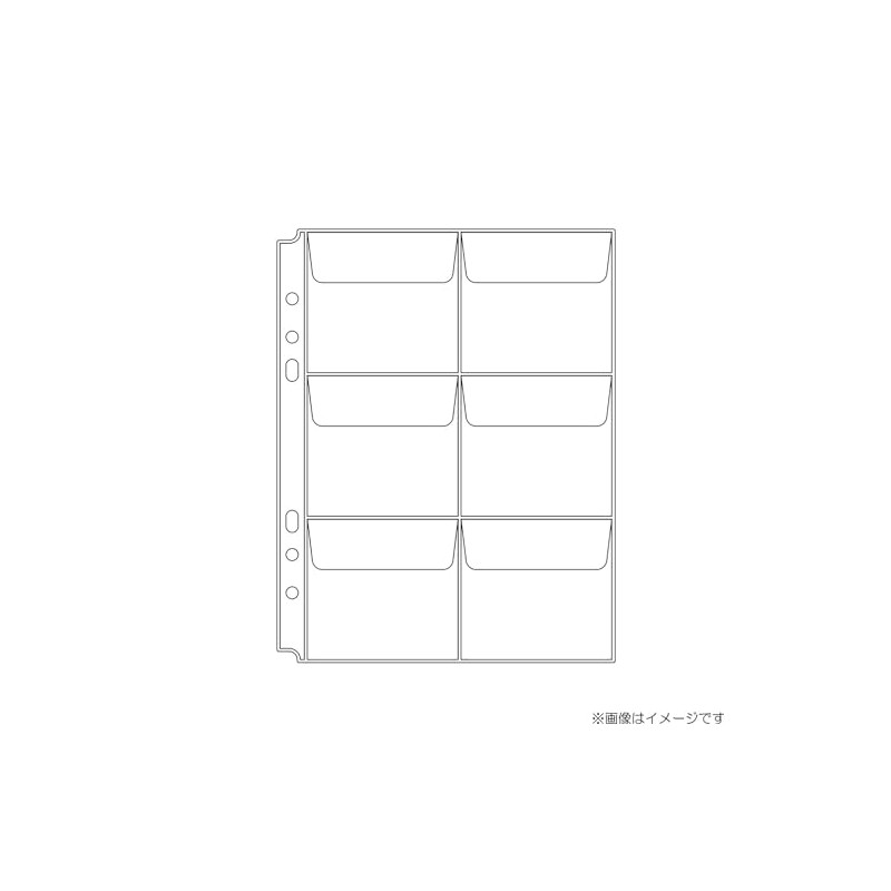 Lihit Lab Myfa Collection Pocket, PVC, 6 Pockets, A5 N3351