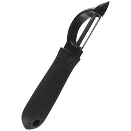 Winco VP-303 Stainless Steel Straight Peeler with Soft Grip Handle