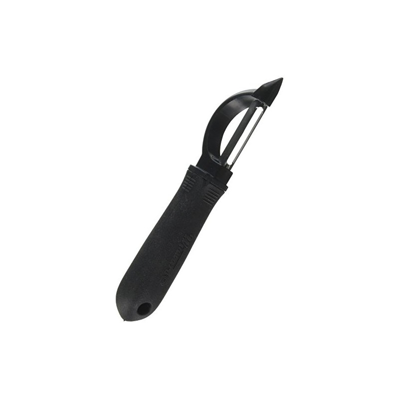 Winco VP-303 Stainless Steel Straight Peeler with Soft Grip Handle