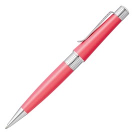 CROSS BEVERLY AQUATIC CORAL LACQUER BALLPOINT PEN WITH CHROME TRIM #AT0492-21