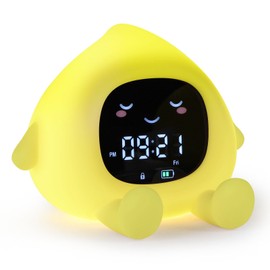 HOTUT Kids Alarm Clock,Toddler Sleep Training Clock with Night Lights,Time to Wake Alarm Clock for Kids with Snooze,6 Sleep Sound Machine,Animal Night Light Alarm Clock,OK to Wake Kids Alarm Clocks