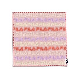 FILA 49-1080050 Antibacterial Deodorizing Towel Handkerchief, Minnie Logo, Pink, 100% Cotton, Ag Fresh Processing, Approx. 9.8 x 9.8 inches (25 x 25 cm)