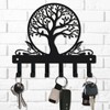 IASIRTGN Tree of Life Key Holder for Wall, Wall-Mounted Metal