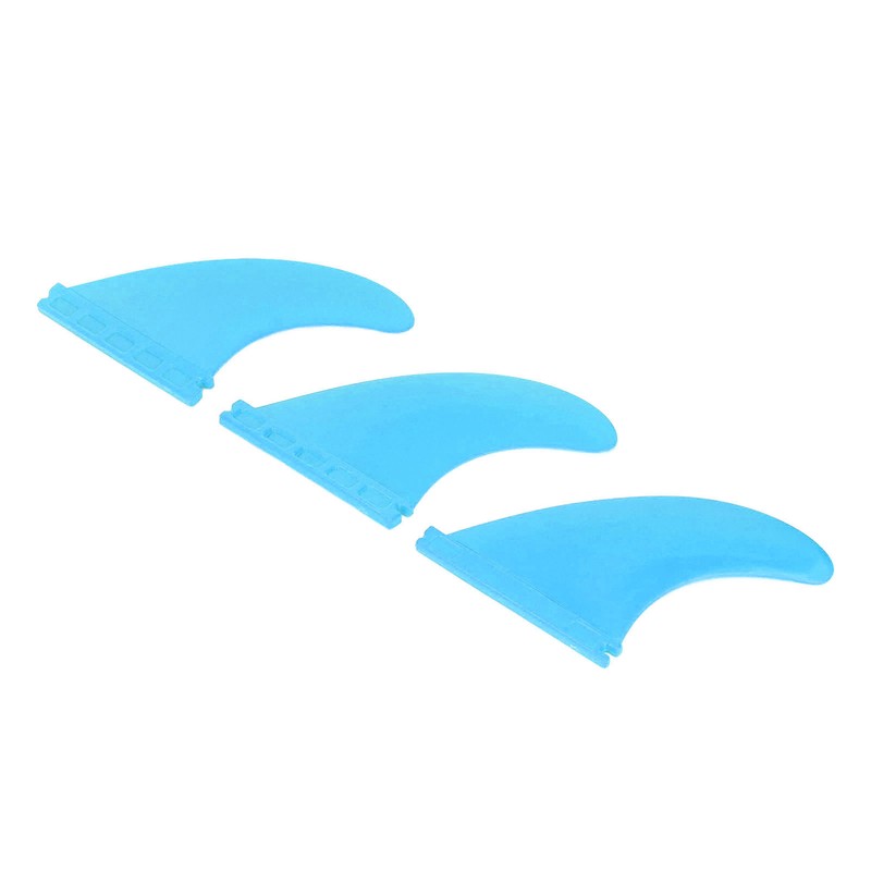 3Pcs Surfboard Fins PVC Thruster Fins Surfing Board Accessories for