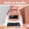 Cordless Rechargeable Nail Lamp 288W, Rechargeable UV Nail Dryer Gel