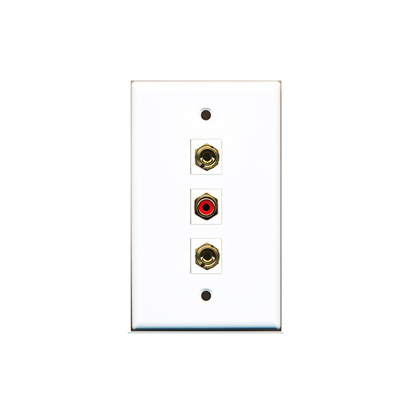 RiteAV - 1 Port RCA Red 2 Port Banana Speaker