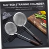 CIYODO Stainless Steel Strainer Spoon Kitchen Utensils Food Strainer Colander