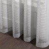 Home Beyond & HB design - Grey Plaid Sheer Curtains