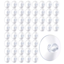 happymas 20 x suction hooks - suction cups for fairy lights - suction cup holder with slot for windows and panes - hook for holder