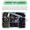 Zikefest 177PCS Motorcycle Fairing Bolt Kit, M5 M6 Stainless Steel
