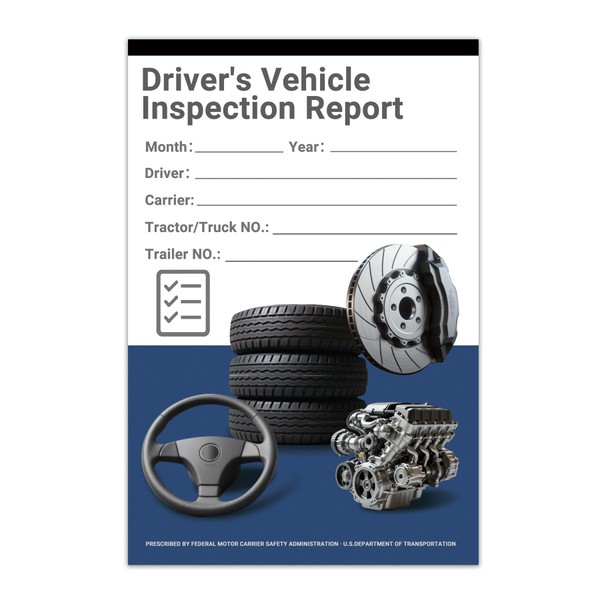 IMXYO 600 Sets Daily Pre Trip Inspection Book for Trucker,2