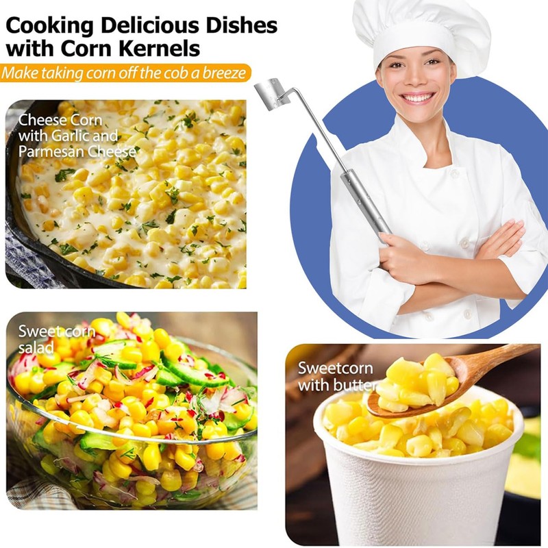 2Pcs New Corn Peeler Corn Planer for Cob Corn Kernel
