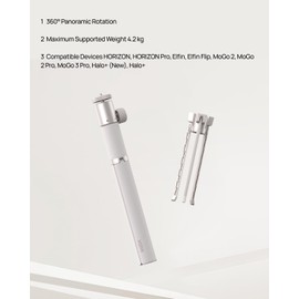 XGIMI Light Gold Portable Stand, 360° Rotation, Dual Combo Stand, Easy to Fit and Carry, Universal Compatibility, Accessories