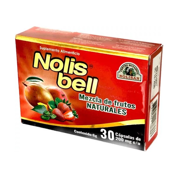 Nolisan Nolis Bell Capsulas 10 Piezas Mango Africano Colesterol