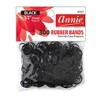 Annie 300 Rubber Bands Small One Size 1/2' Black