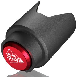 ZHDD 2 Inch Trailer Hitch Lock - 2178 Heavy Duty Anti Theft Lock Secures Ball Coupler and Safety Chains for RV,Boat,Dump,Cargo and Camper Trailers (Red)