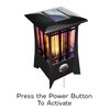 PIC Solar Flame Effect Patio Lantern Bug Zapper, ½ Acre