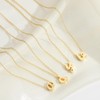 PDWZNBA Layered Initial Necklace for Women, 14K Real Gold Plated