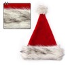 Beurio Deluxe Santa Hat Plush Pom Pom Christmas Hats for