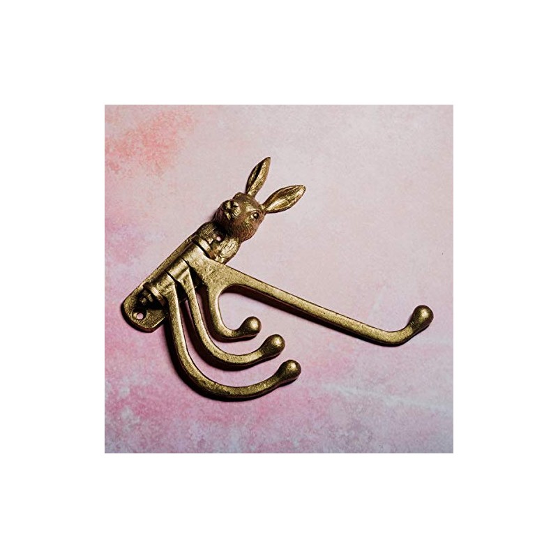 Sass & Belle Gold Rabbit Multi Hook