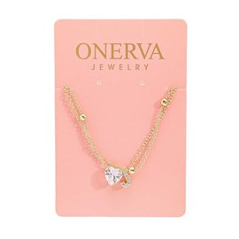 14K Gold Plated Initial Anklet for Women – Waterproof Dainty Layered Ankle Bracelet with CZ Heart Charm – Adjustable Summer Foot Jewelry