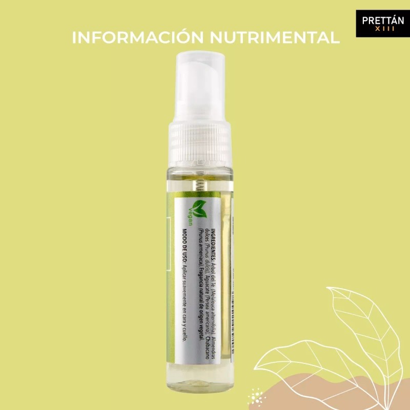 Prettan XIII Aceite Facial Tratamiento Para Acne Arbol De Te