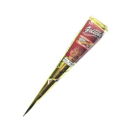 Tattoo Pen Henna Cone Color Cone Pen Ink Easy to Disappear in a Week Tattoo 1pcs (Dark Red)