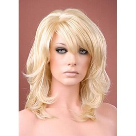 Forever Young UK Ladies Long Wig Shoulder Length Light Blonde Fashion Wig